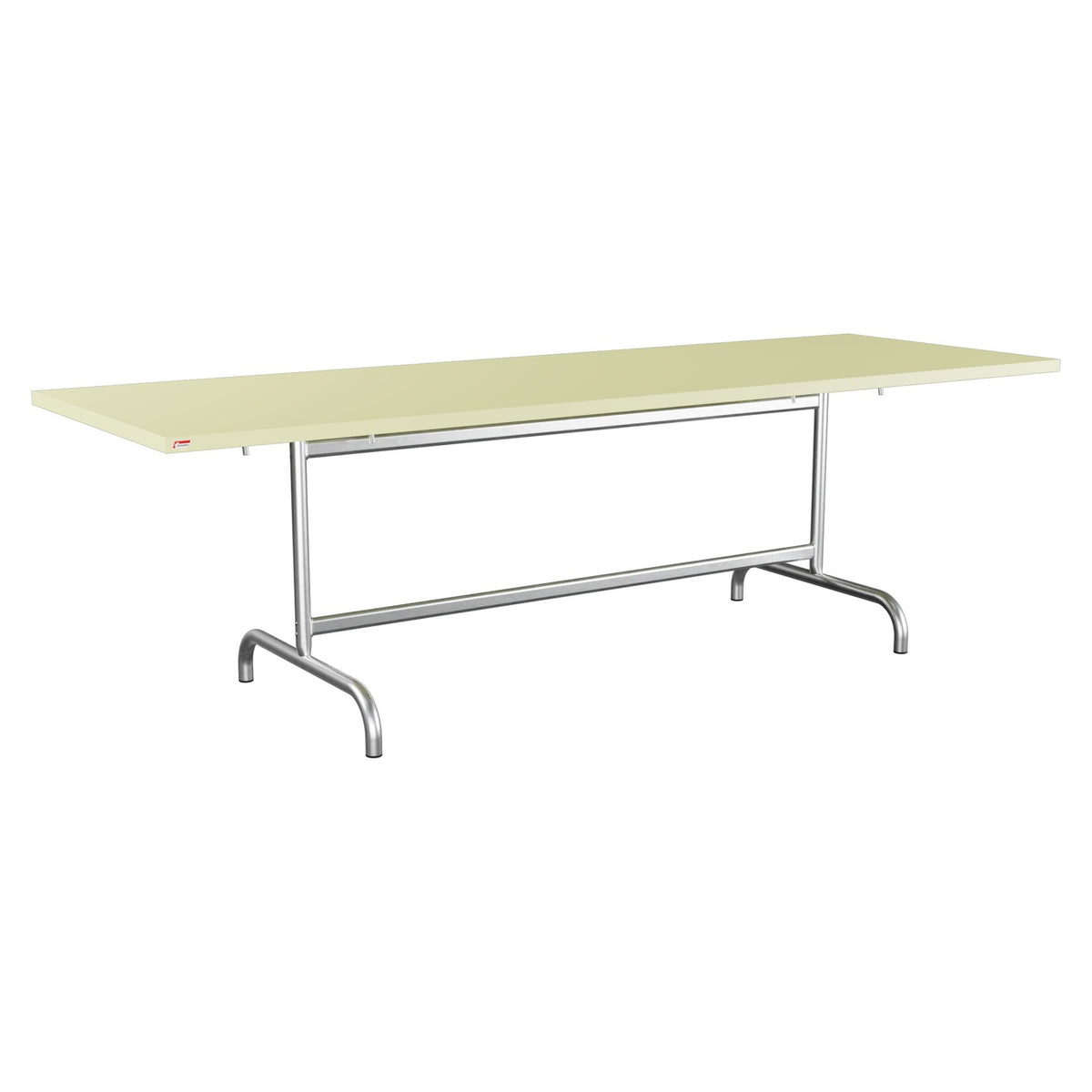Schaffner Säntis Table repas rabattable 240x80cm – Jaune Buis 18 / Galvanisé à chaud 02