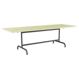 Schaffner Säntis Table repas rabattable 240x80cm – Jaune Buis 18 / Noir 91
