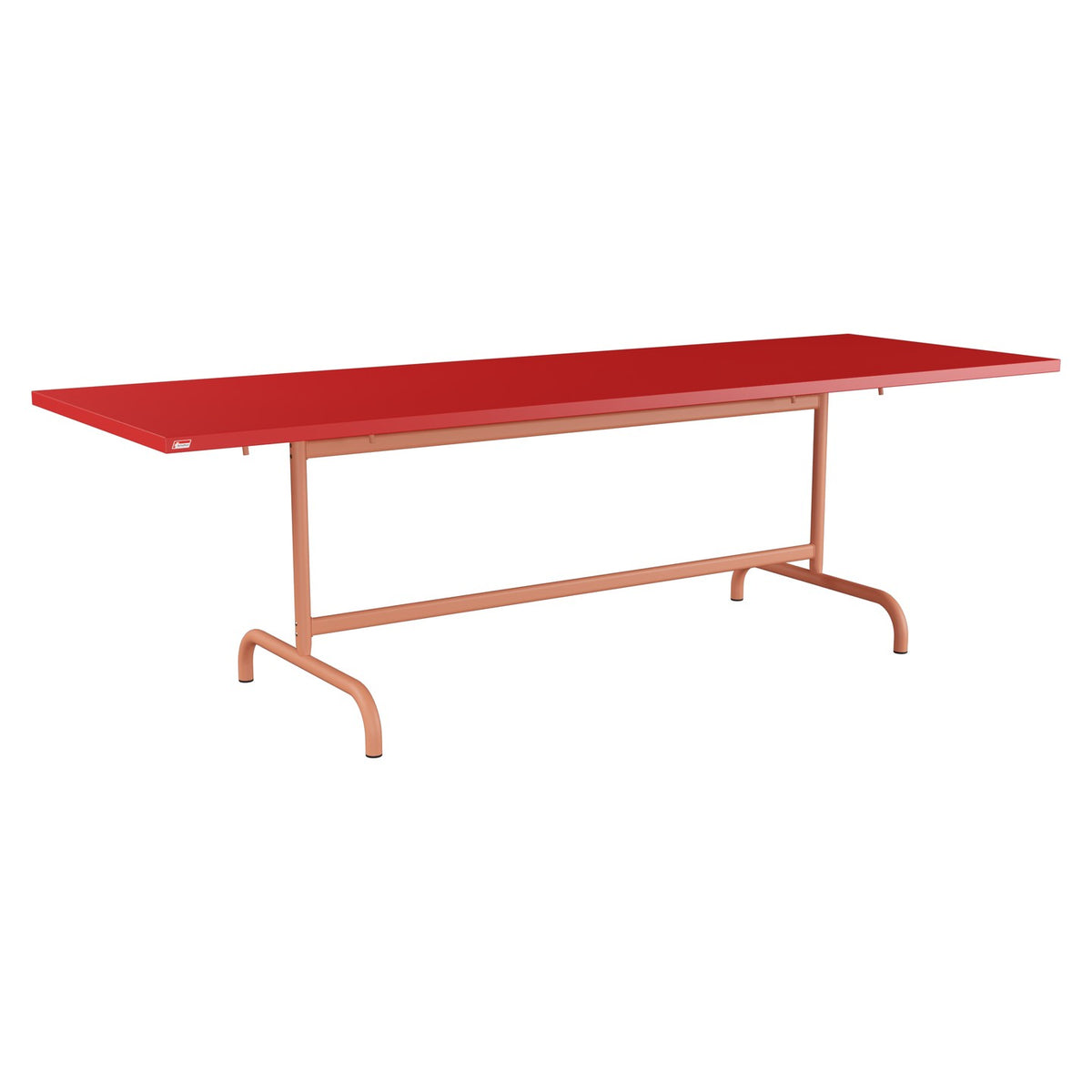 Schaffner Säntis Table repas rabattable 240x80cm – Rouge 30 / Terracotta 84
