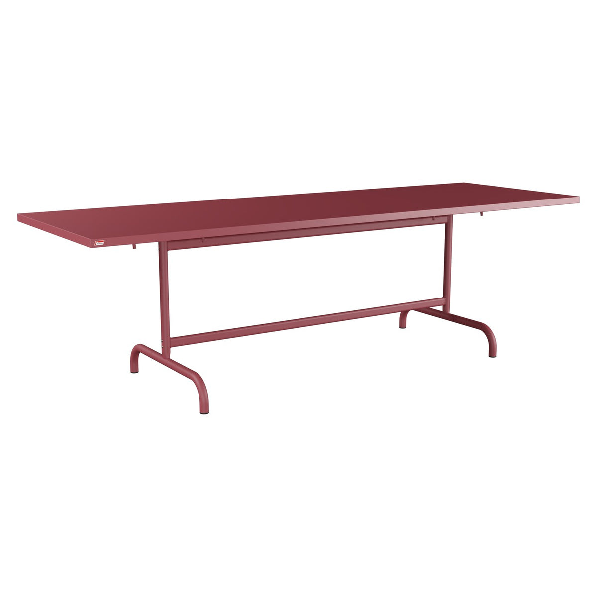 Schaffner Säntis Table repas rabattable 240x80cm – Bordeaux 38 / Bordeaux 38