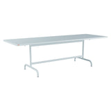 Schaffner Säntis Table repas rabattable 240x80cm – Bleu Pastel 51 / Bleu Pastel 51
