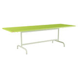 Schaffner Säntis Table repas rabattable 240x80cm – Vert clair 63 / Vert Pastel 64