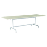 Schaffner Säntis Table repas rabattable 240x80cm – Vert Pastel 64 / Bleu Pastel 51