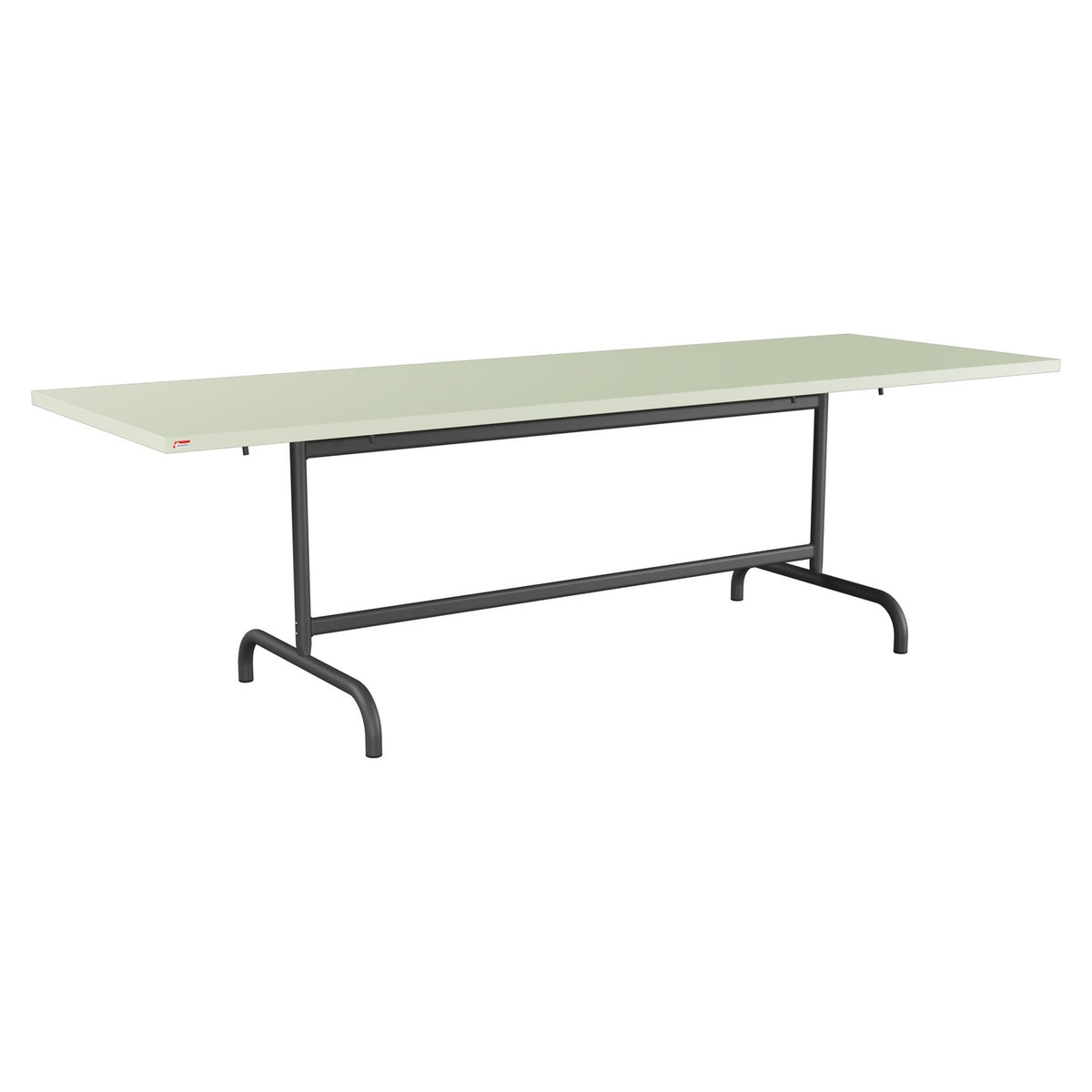 Schaffner Säntis Table repas rabattable 240x80cm – Vert Pastel 64 / Noir 91