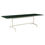 Schaffner Säntis Table repas rabattable 240x80cm – Vert Sapin 66 / Sable Pastel 15