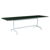 Schaffner Säntis Table repas rabattable 240x80cm – Vert Sapin 66 / Bleu Pastel 51