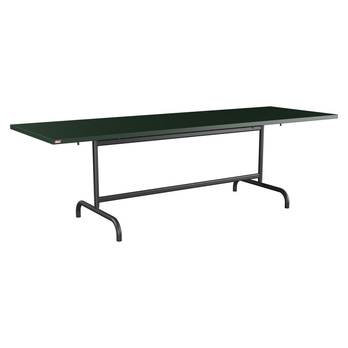 Schaffner Säntis Table repas rabattable 240x80cm – Vert Sapin 66 / Anthracite 77