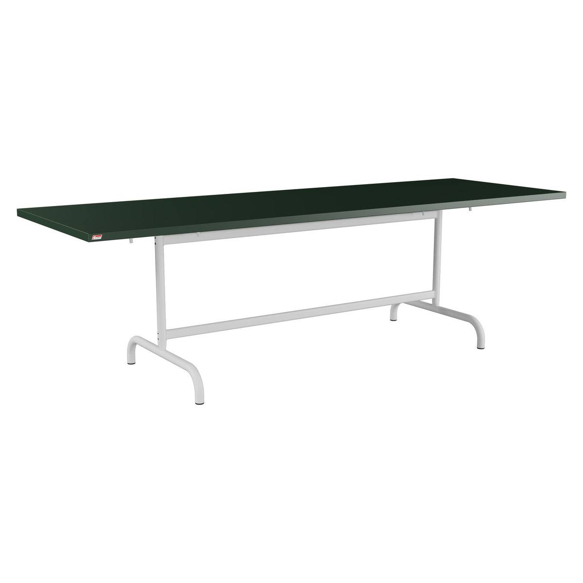 Schaffner Säntis Table repas rabattable 240x80cm – Vert Sapin 66 / Gris Argent 78