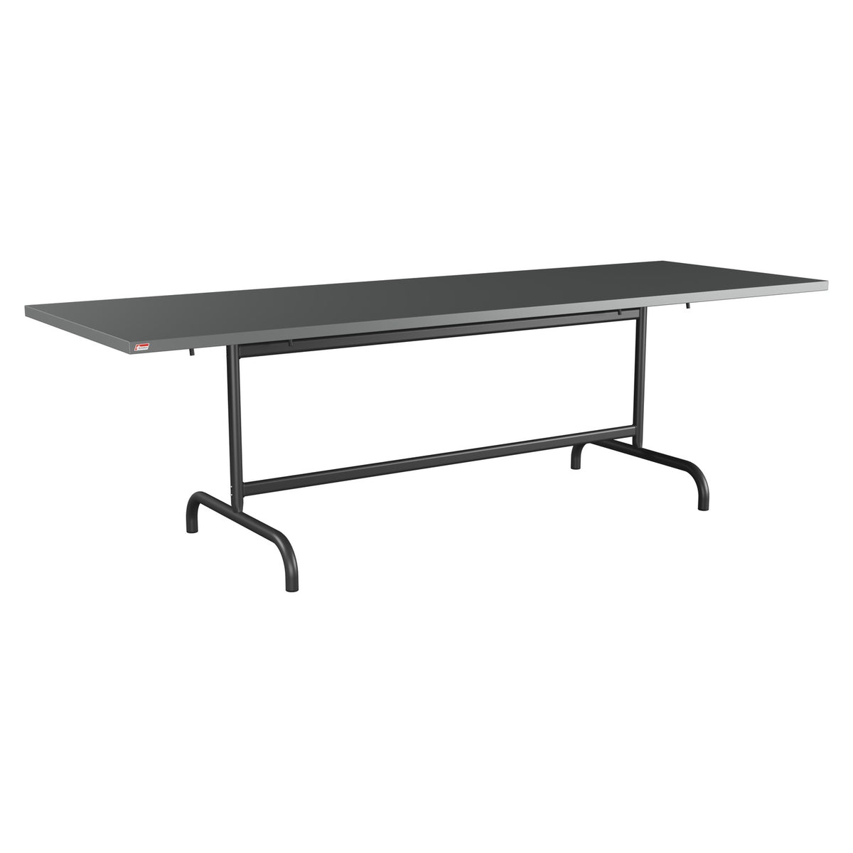 Schaffner Säntis Table repas rabattable 240x80cm – Graphite 73 / Anthracite 77