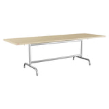 Schaffner Säntis Table repas rabattable 240x80cm – Marron Pastel 83 / Galvanisé à chaud 02