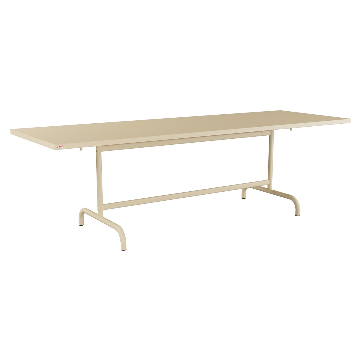 Schaffner Säntis Table repas rabattable 240x80cm – Marron Pastel 83 / Marron Pastel 83