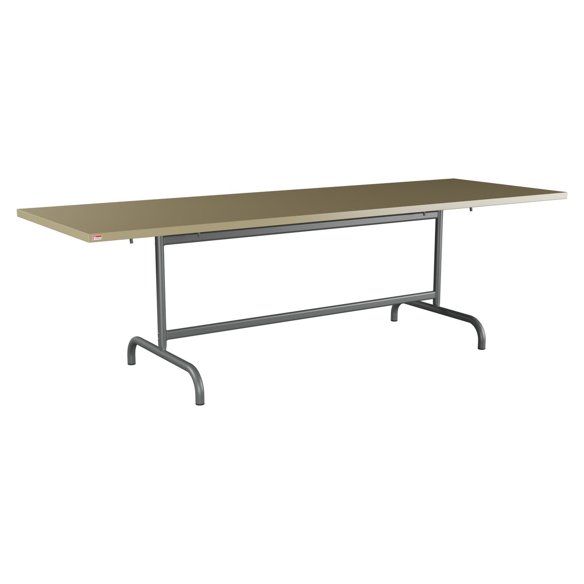Schaffner Säntis Table repas rabattable 240x80cm – Champagne 85 / Graphite 73