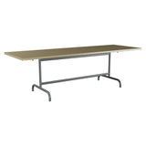 Schaffner Säntis Table repas rabattable 240x80cm – Champagne 85 / Graphite 73