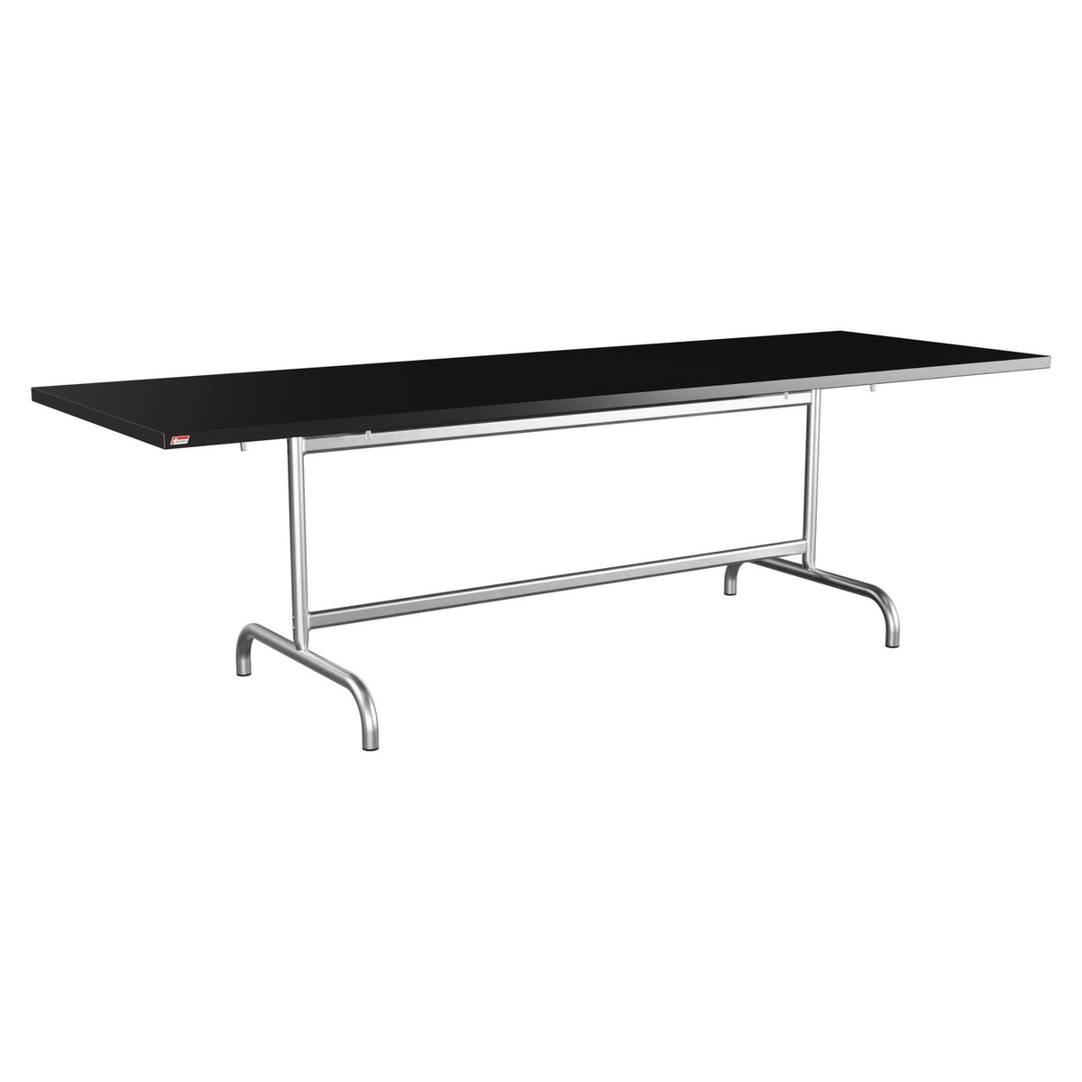 Schaffner Säntis Table repas rabattable 240x80cm – Noir 91 / Galvanisé à chaud 02