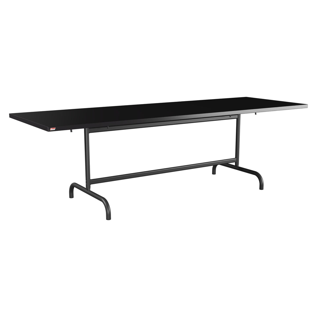 Schaffner Säntis Table repas rabattable 240x80cm – Noir 91 / Anthracite 77