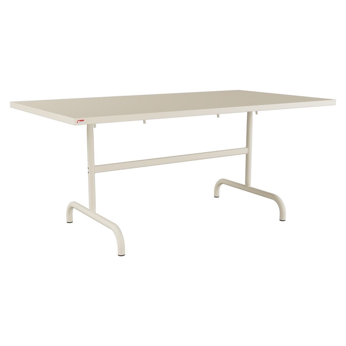 Schaffner Säntis Table repas rabattable 165x90cm – Sable Pastel 15 / Sable Pastel 15