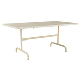 Schaffner Säntis Table repas rabattable 165x90cm – Sable Pastel 15 / Marron Pastel 83