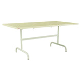 Schaffner Säntis Table repas rabattable 165x90cm – Jaune Buis 18 / Vert Pastel 64