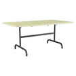 Schaffner Säntis Table repas rabattable 165x90cm – Jaune Buis 18 / Anthracite 77