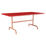 Schaffner Säntis Table repas rabattable 165x90cm – Rouge 30 / Terracotta 84