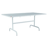 Schaffner Säntis Table repas rabattable 165x90cm – Bleu Pastel 51 / Bleu Pastel 51