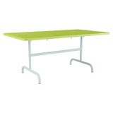 Schaffner Säntis Table repas rabattable 165x90cm – Vert clair 63 / Bleu Pastel 51