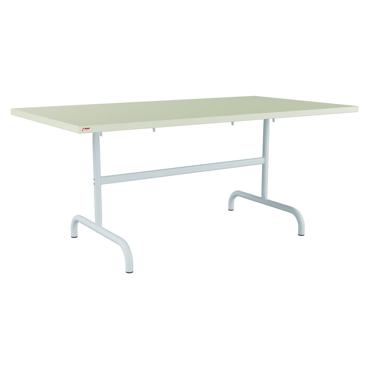 Schaffner Säntis Table repas rabattable 165x90cm – Vert Pastel 64 / Bleu Pastel 51