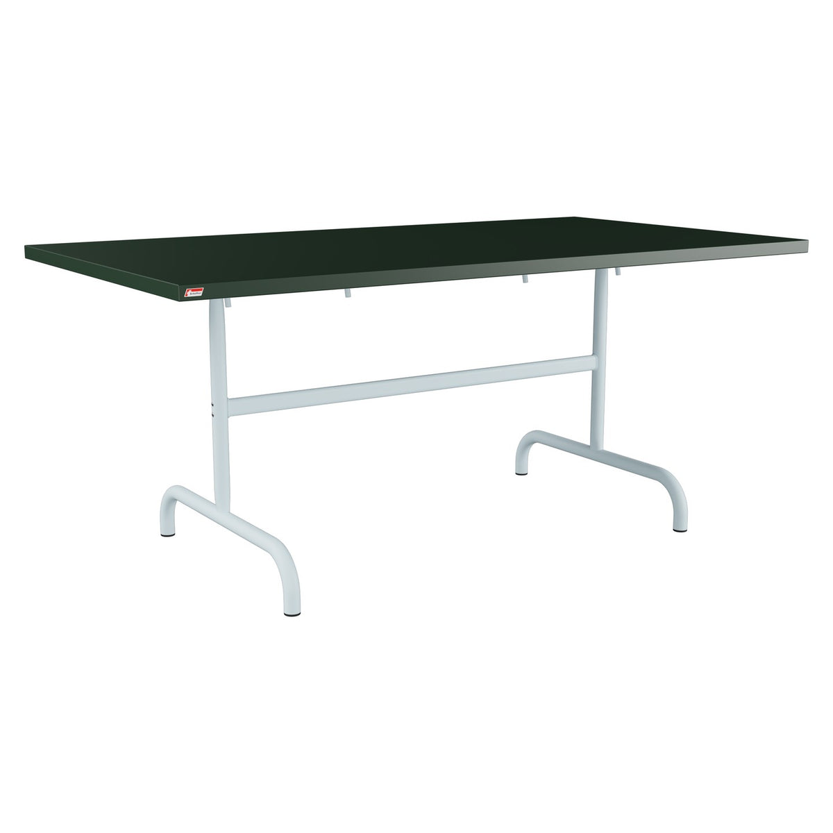 Schaffner Säntis Table repas rabattable 165x90cm – Vert Sapin 66 / Bleu Pastel 51