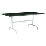 Schaffner Säntis Table repas rabattable 165x90cm – Vert Sapin 66 / Bleu Pastel 51