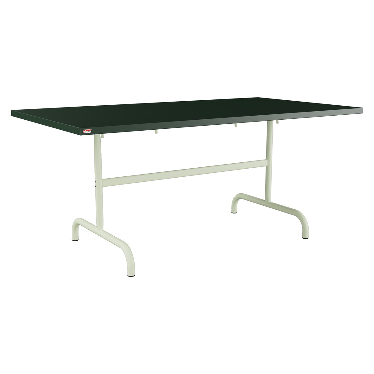 Schaffner Säntis Table repas rabattable 165x90cm – Vert Sapin 66 / Vert Pastel 64