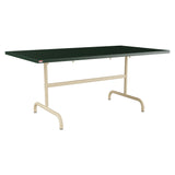 Schaffner Säntis Table repas rabattable 165x90cm – Vert Sapin 66 / Marron Pastel 83