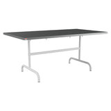 Schaffner Säntis Table repas rabattable 165x90cm – Graphite 73 / Gris Argent 78