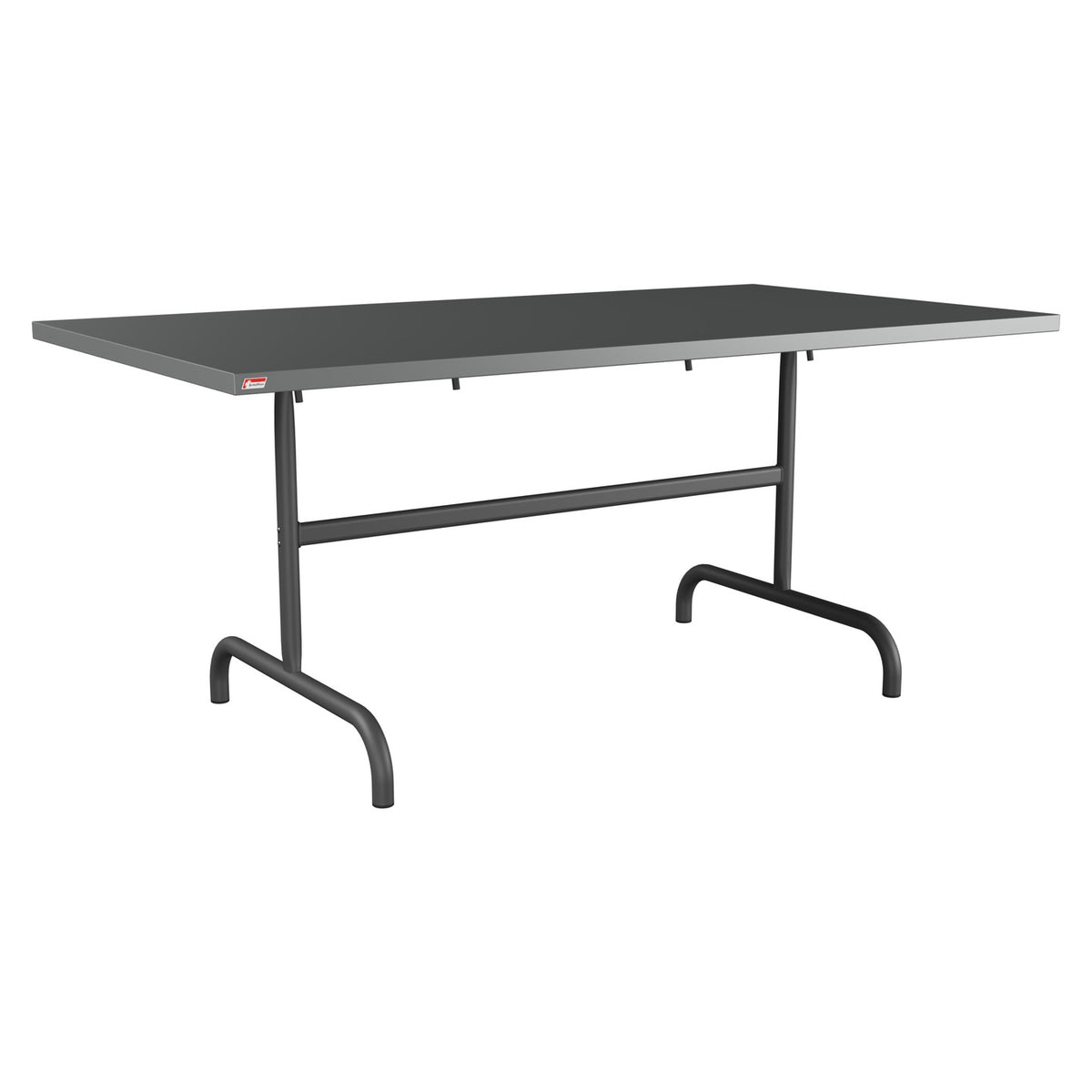 Schaffner Säntis Table repas rabattable 165x90cm – Graphite 73 / Noir 91