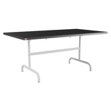 Schaffner Säntis Table repas rabattable 165x90cm – Anthracite 77 / Gris Argent 78