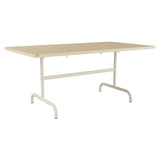 Schaffner Säntis Table repas rabattable 165x90cm – Marron Pastel 83 / Sable Pastel 15