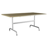 Schaffner Säntis Table repas rabattable 165x90cm – Champagne 85 / Galvanisé à chaud 02