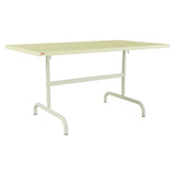 Schaffner Säntis Table repas rabattable 140x80cm – Jaune Buis 18 / Vert Pastel 64