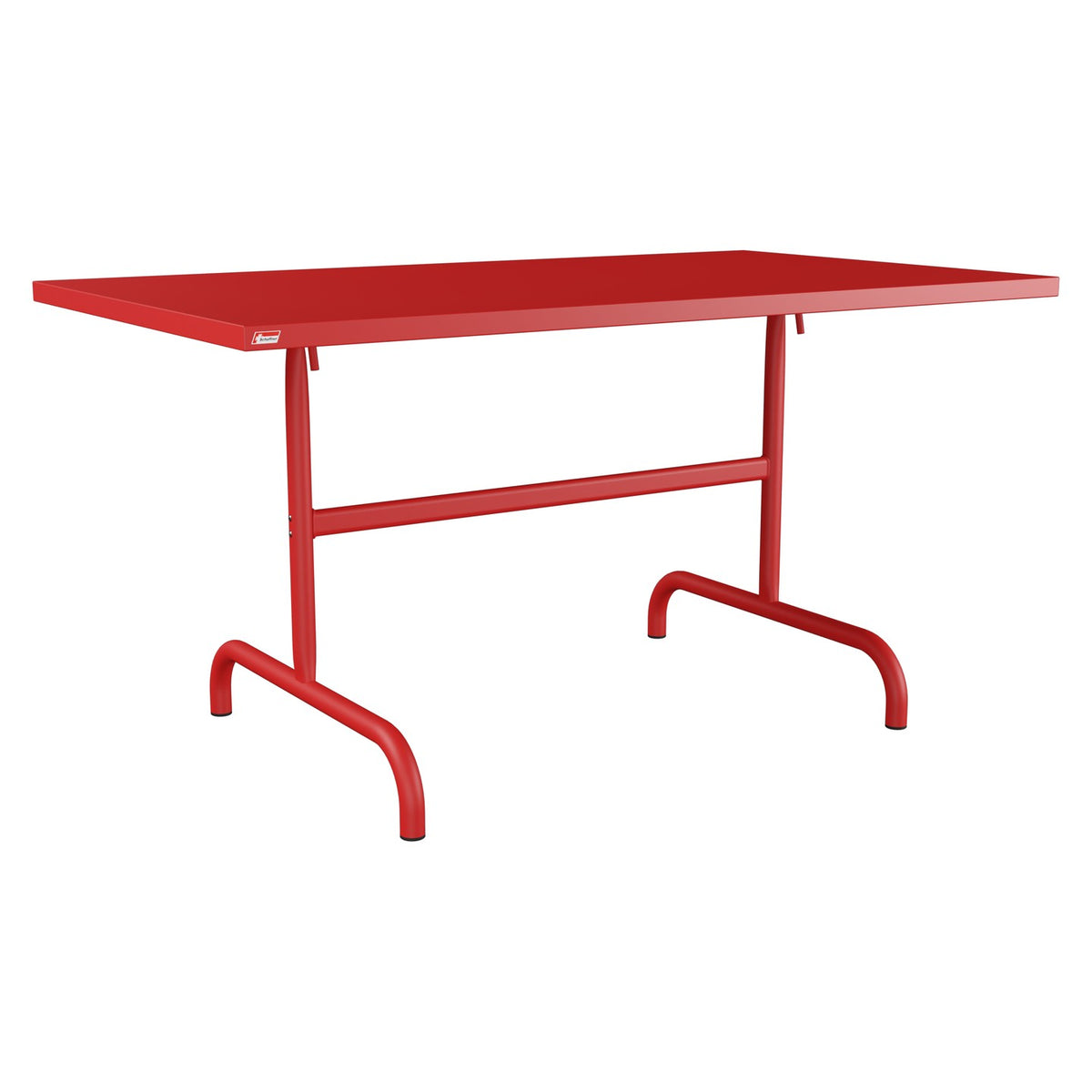 Schaffner Säntis Table repas rabattable 140x80cm – Rouge 30 / Rouge 30