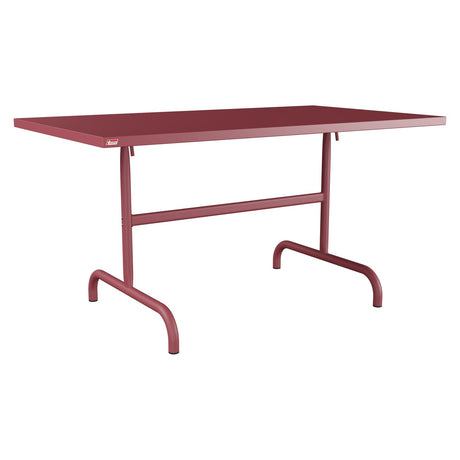 Schaffner Säntis Table repas rabattable 140x80cm – Bordeaux 38 / Bordeaux 38