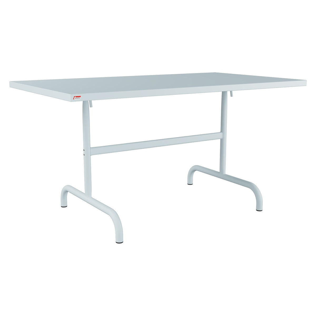 Schaffner Säntis Table repas rabattable 140x80cm – Bleu Pastel 51 / Bleu Pastel 51