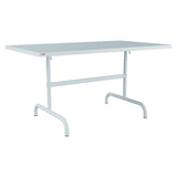 Schaffner Säntis Table repas rabattable 140x80cm – Bleu Pastel 51 / Bleu Pastel 51