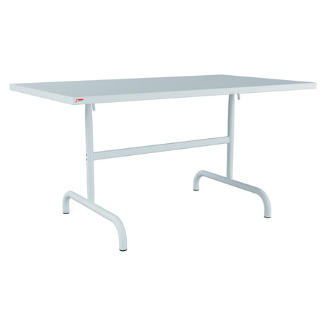 Schaffner Säntis Table repas rabattable 140x80cm – Bleu Pastel 51 / Bleu Pastel 51