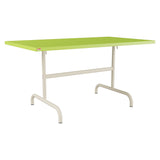 Schaffner Säntis Table repas rabattable 140x80cm – Vert clair 63 / Sable Pastel 15