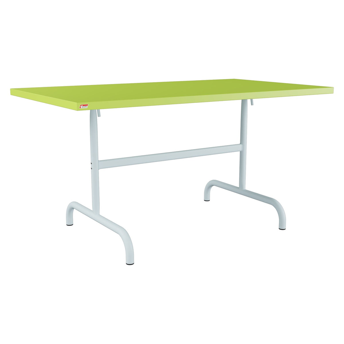 Schaffner Säntis Table repas rabattable 140x80cm – Vert clair 63 / Bleu Pastel 51