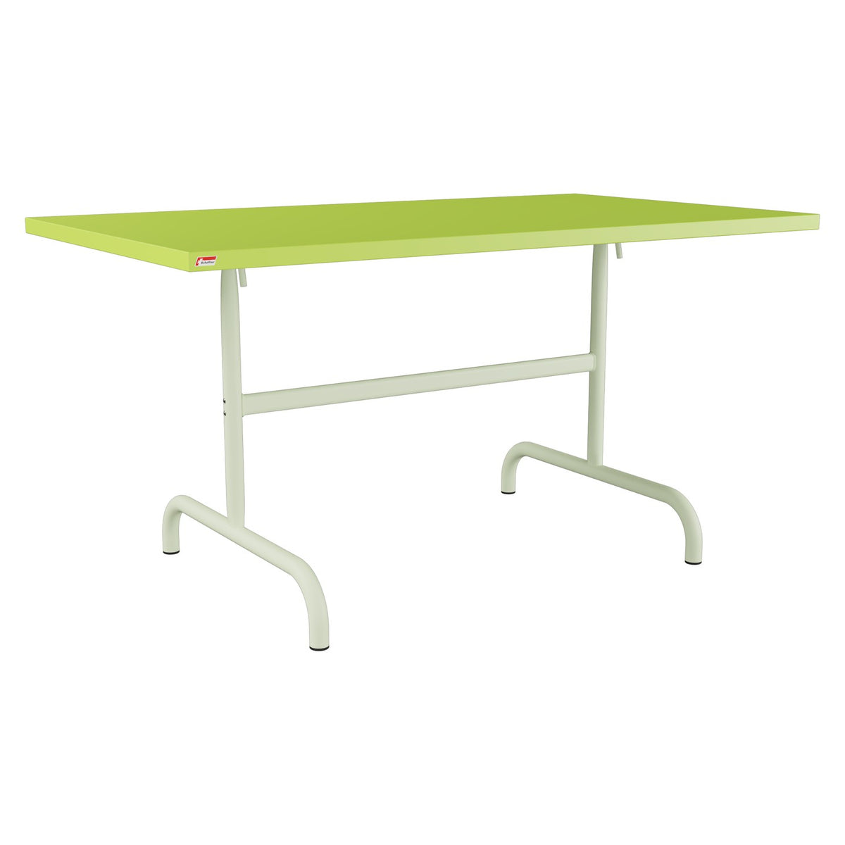 Schaffner Säntis Table repas rabattable 140x80cm – Vert clair 63 / Vert Pastel 64