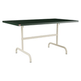 Schaffner Säntis Table repas rabattable 140x80cm – Vert Sapin 66 / Sable Pastel 15