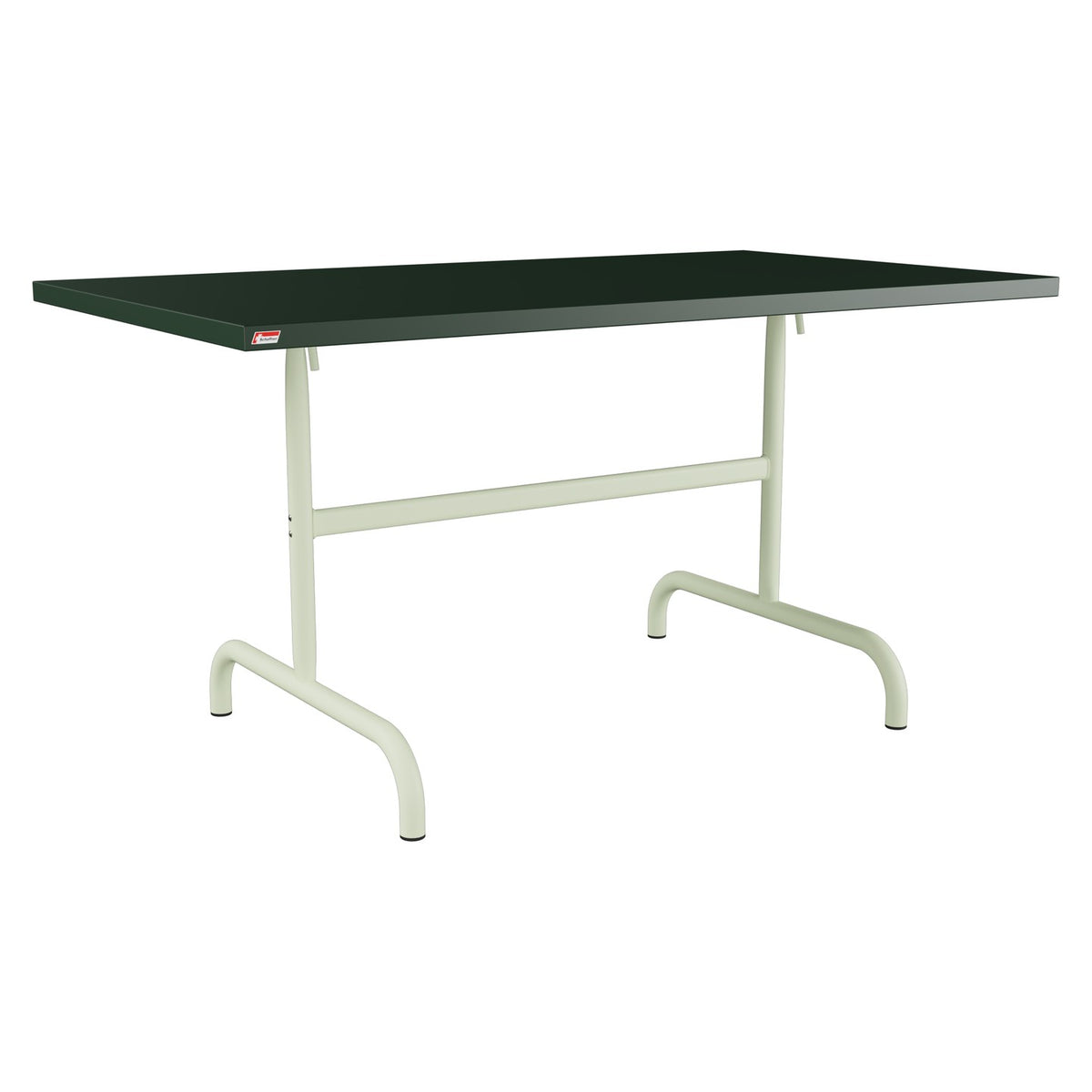 Schaffner Säntis Table repas rabattable 140x80cm – Vert Sapin 66 / Vert Pastel 64