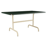 Schaffner Säntis Table repas rabattable 140x80cm – Vert Sapin 66 / Marron Pastel 83