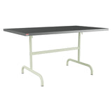 Schaffner Säntis Table repas rabattable 140x80cm – Graphite 73 / Vert Pastel 64