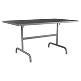 Schaffner Säntis Table repas rabattable 140x80cm – Graphite 73 / Graphite 73